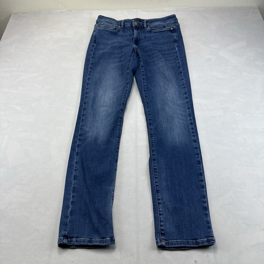 J Jill Denim Boyfriend Jeans Womens 6R Blue Straight Leg Ankle Casual